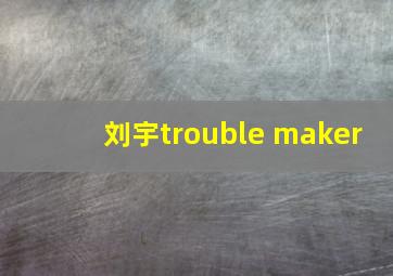 刘宇trouble maker